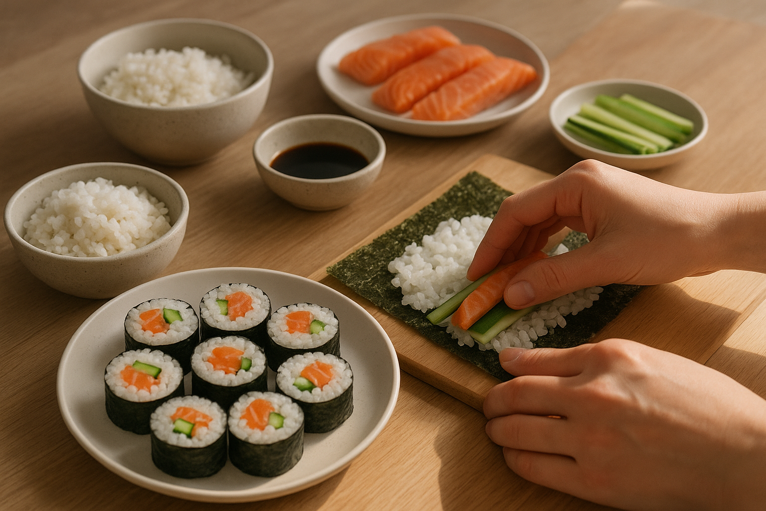Kipróbáltuk a házi sushikészítést otthoni alapanyagokból, speciális eszközök nélkül.