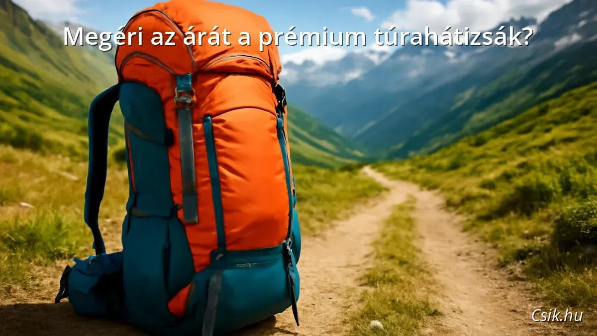 Megéri az árát a prémium túrahátizsák?